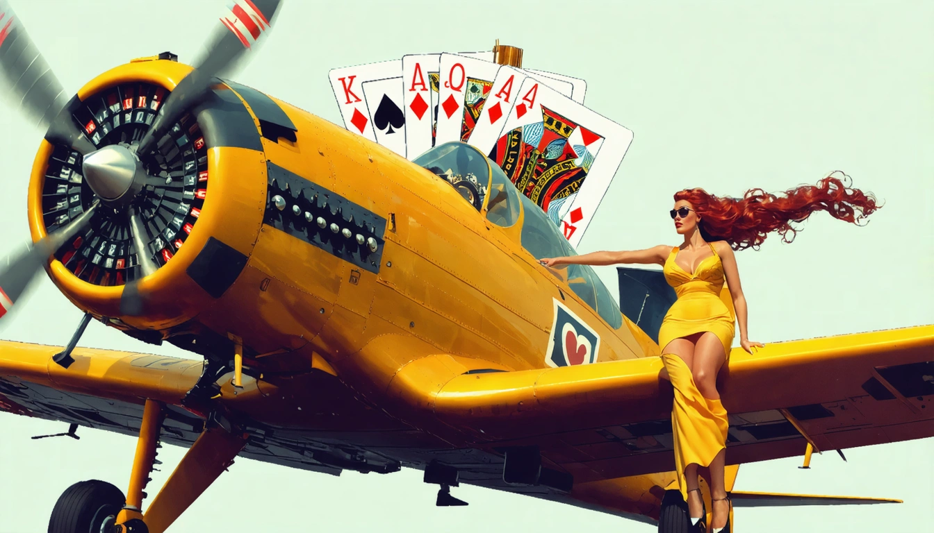 aviator Pin Up